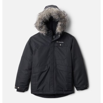 Columbia Jakne Za Dječake - Nordic Strider Crne | PLDW-95108